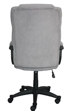 Serta Connor Office Chair, Microfiber, Light Gray