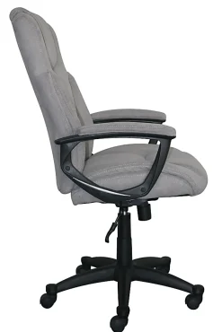 Serta Connor Office Chair, Microfiber, Light Gray