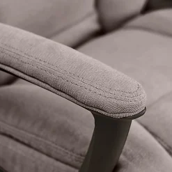 Serta Connor Office Chair, Microfiber, Light Gray