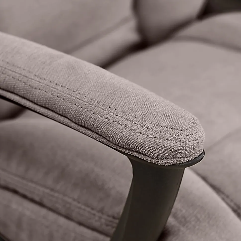 Serta Connor Office Chair, Microfiber, Light Gray