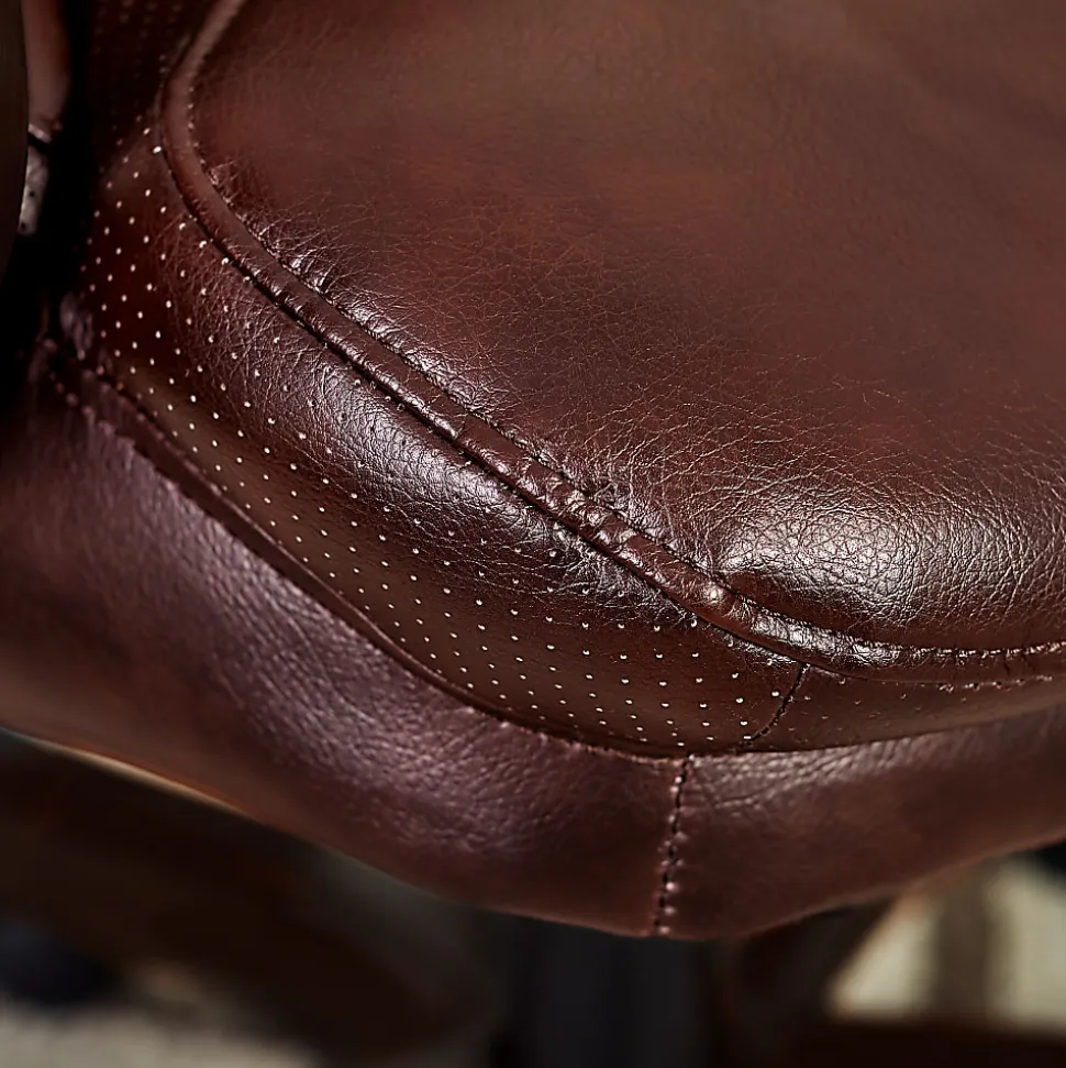 Serta® Conway Big & Tall Bonded Leather High-Back Office Chair, Brown