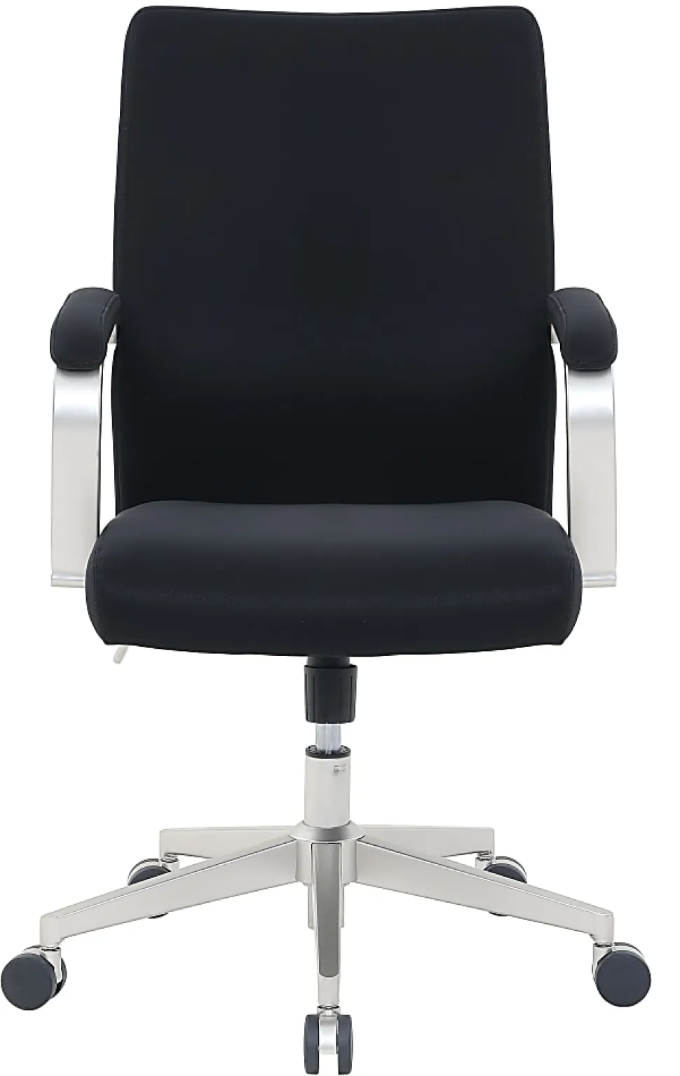 Serta® SitTrue™ Devara Faux Leather Mid-Back Manager Chair, Black
