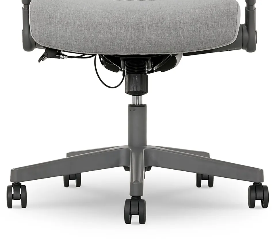 Serta® SitTrue™ Rayne Ergonomic Mesh/Fabric Mid-Back Task Office Chair, Gray