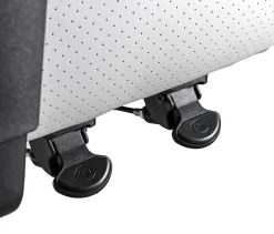 Serta® SitTrue™ Ridgefield Ergonomic Mesh/Vegan Leather High-Back Task Chair, 51% Recycled, White/Black