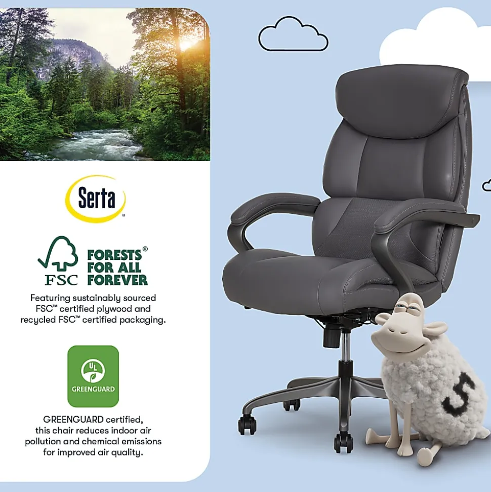Serta® SmartLayers™ Bellmore Big & Tall, 52909-DGRY