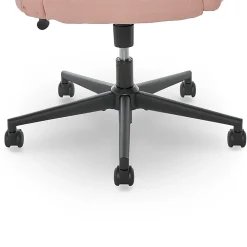 Serta® Style Hannah II High-Back Office Chair, Microfiber, Harvard Pink/Black