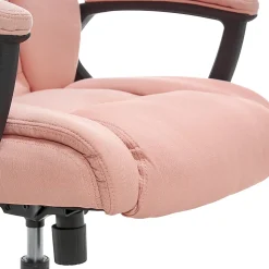 Serta® Style Hannah II High-Back Office Chair, Microfiber, Harvard Pink/Black