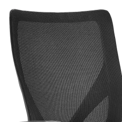 Serta Works - Chair - task - ergonomic - mid-back - armrests - T-shaped - tilt - swivel - polyester blend fabric, mesh - black