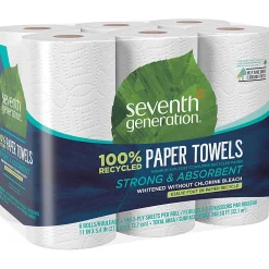 Seventh Generation™ 2-Ply Paper Towels, 100% Recycled, 140 Sheets Per Roll, Pack Of 6 Rolls
