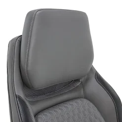 Shaquille O'Neal™ Zephyrus Ergonomic Bonded Leather High-Back Executive Office Chair, Gray