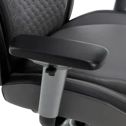 Shaquille O'Neal™ Zephyrus Ergonomic Bonded Leather High-Back Executive Office Chair, Gray