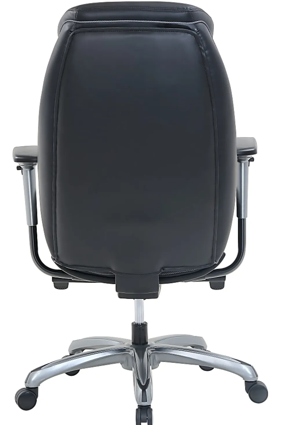 Shaquille O'Neal™ Zethus Ergonomic Bonded Leather High-Back Executive Office Chair, Black