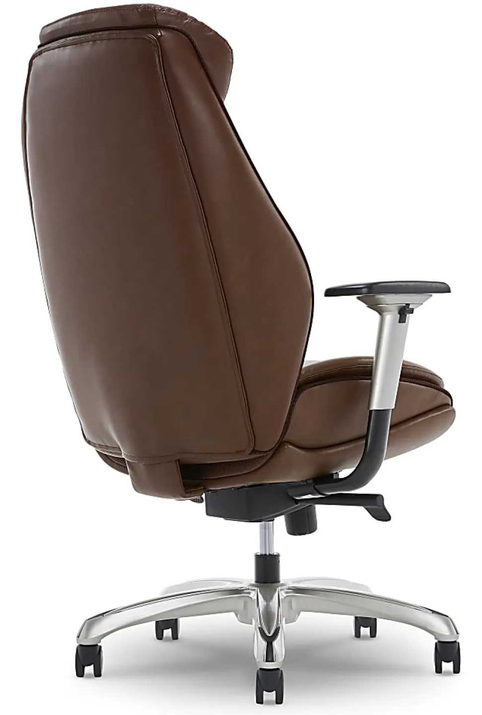 Shaquille O'Neal™ Zethus Ergonomic Bonded Leather High-Back Executive Office Chair, Brown