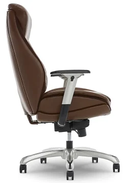 Shaquille O'Neal™ Zethus Ergonomic Bonded Leather High-Back Executive Office Chair, Brown