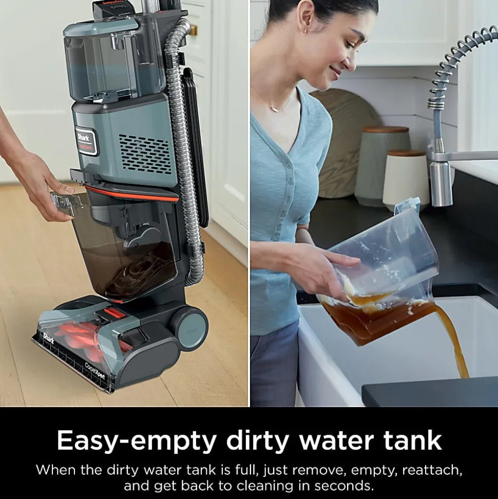 SHARK CarpetXpert Upright Carpet & Area Rug Cleaner, Slate Green, Total Qty 1