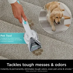 Shark CarpetXpert With Stainstriker Upright Deep Carpet Cleaner, Teal, Total Qty 1