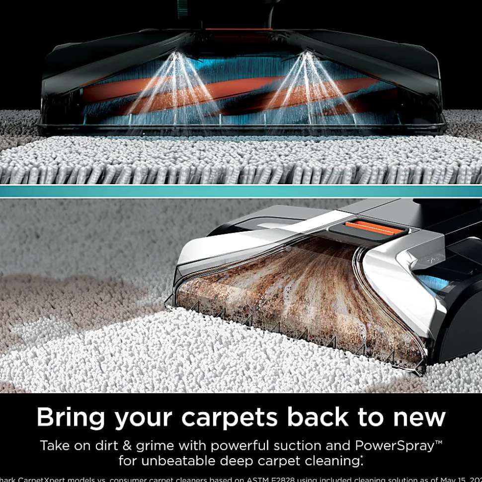 Shark CarpetXpert With Stainstriker Upright Deep Carpet Cleaner, Teal, Total Qty 1