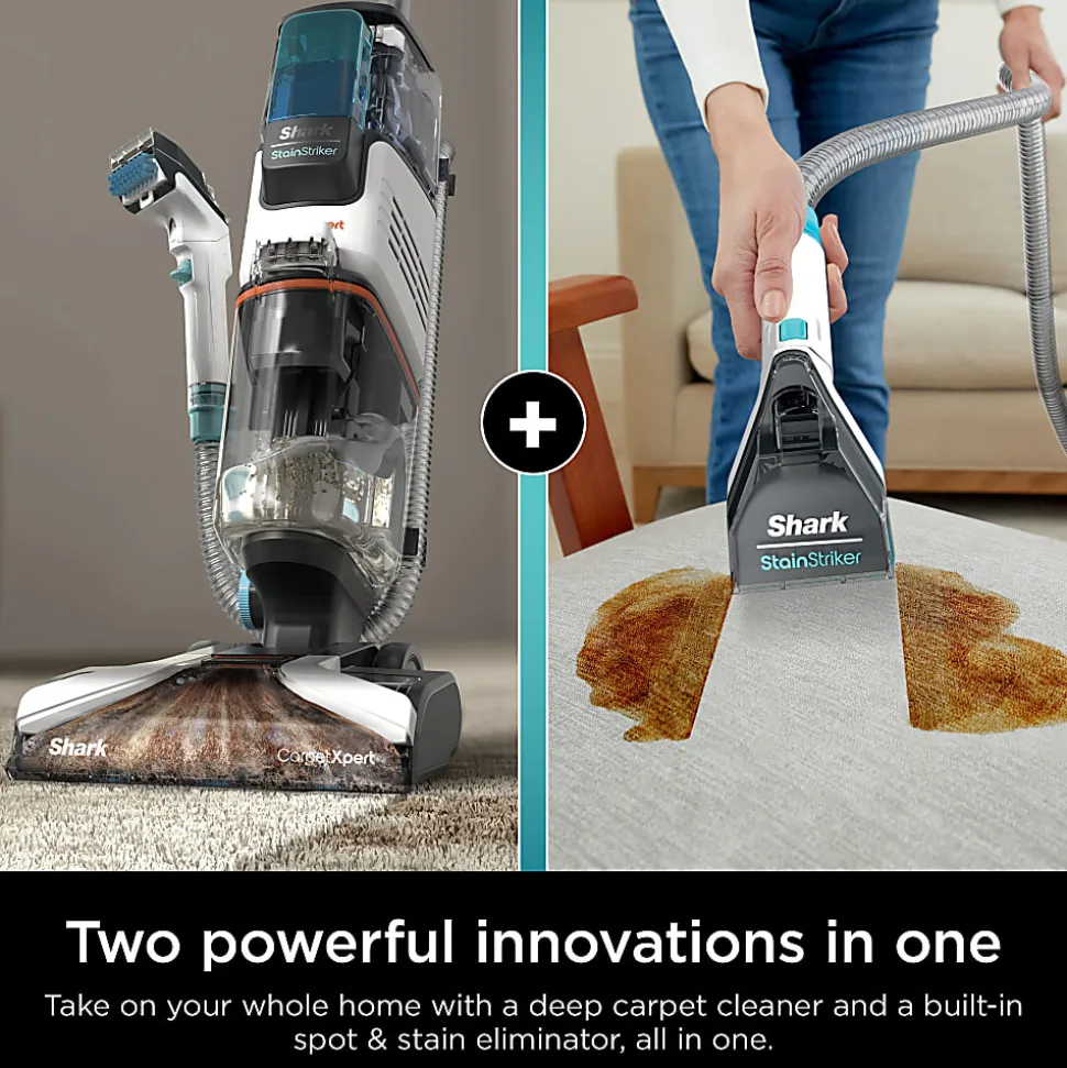 Shark CarpetXpert With Stainstriker Upright Deep Carpet Cleaner, Teal, Total Qty 1