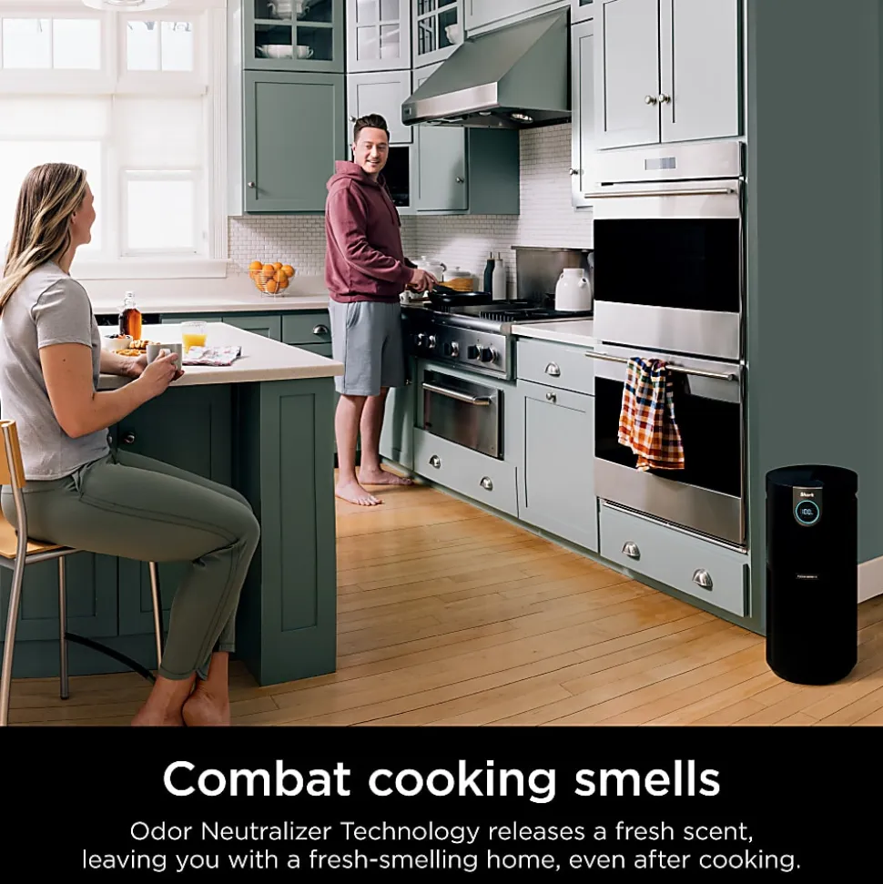Shark Clean Sense Air Purifier MAX, 1,200 Sq. Ft., Black, Total Qty 1