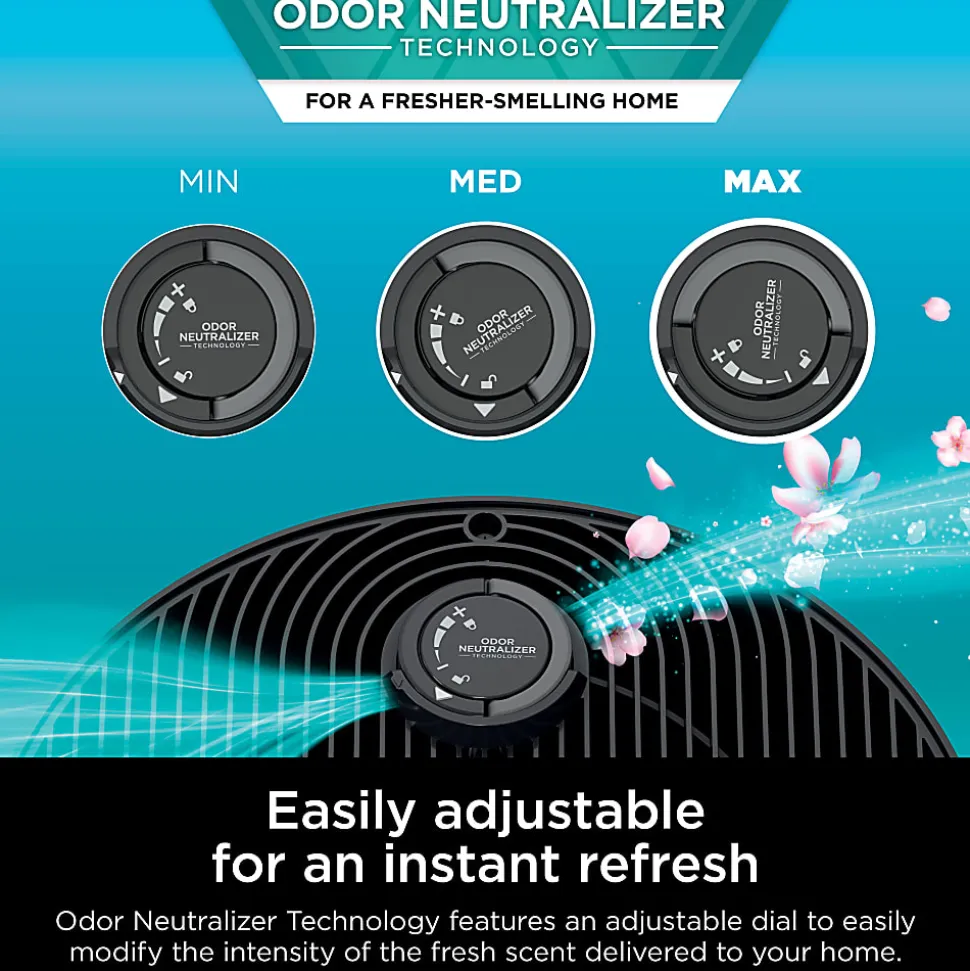 Shark Clean Sense Air Purifier MAX, 1,200 Sq. Ft., Black, Total Qty 1