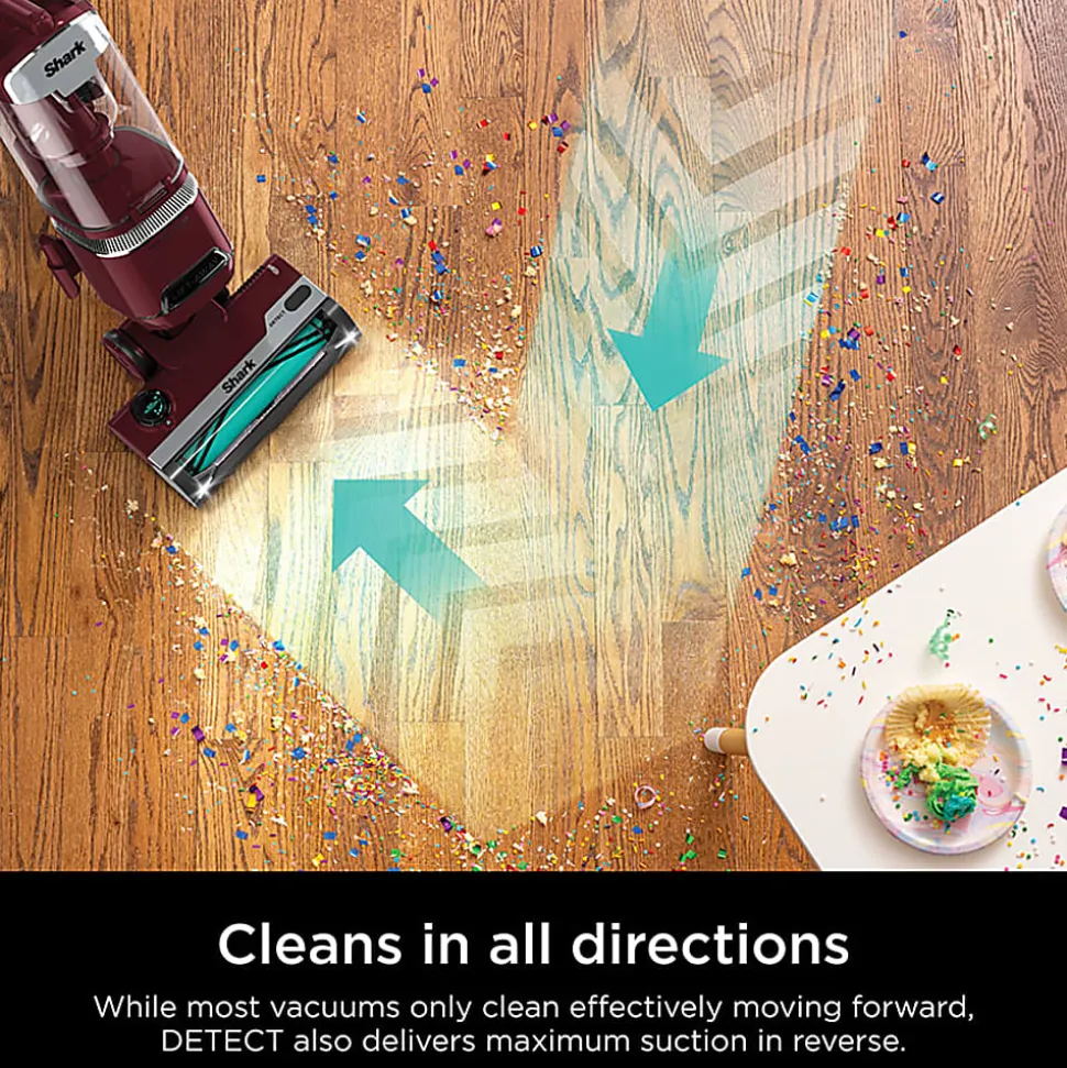 Shark Detect Lift-Away ADV Corded Upright Vacuum, With PowerFins Detect, Self-Cleaning Brushroll, And Odor Neutralizer Technology, Burgundy, LA492