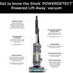 Shark Detect Max Upright Vacuum, Total Qty 1