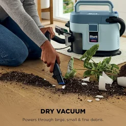Shark EveryMess Corded Portable Wet/Dry Vac And Stain Remover, Blue, Total Qty 1