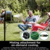 Shark FlexBreeze Outdoor & Indoor Fan With InstaCool Misting Attachment, Dark Gray, Total Qty 1