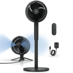 Shark FlexBreeze Outdoor & Indoor Fan With InstaCool Misting Attachment, Dark Gray, Total Qty 1