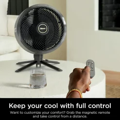 Shark FlexBreeze Outdoor & Indoor Fan With InstaCool Misting Attachment, Dark Gray, Total Qty 1