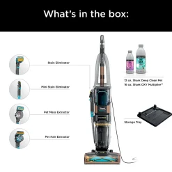 Shark Hair Pro Pet Carpet Cleaner With Stain Striker, Aqua, Total Qty 1
