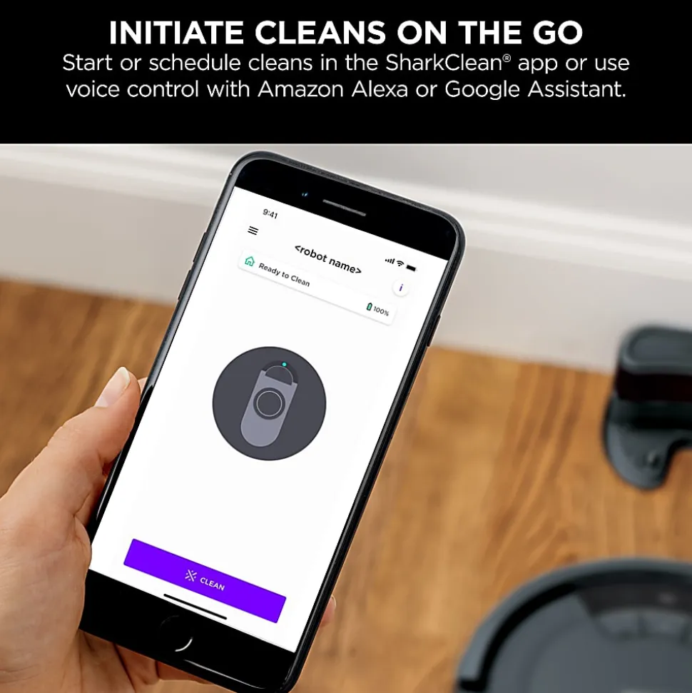 Shark ION Robot Vacuum, Smoke/Ash, Total Qty 1
