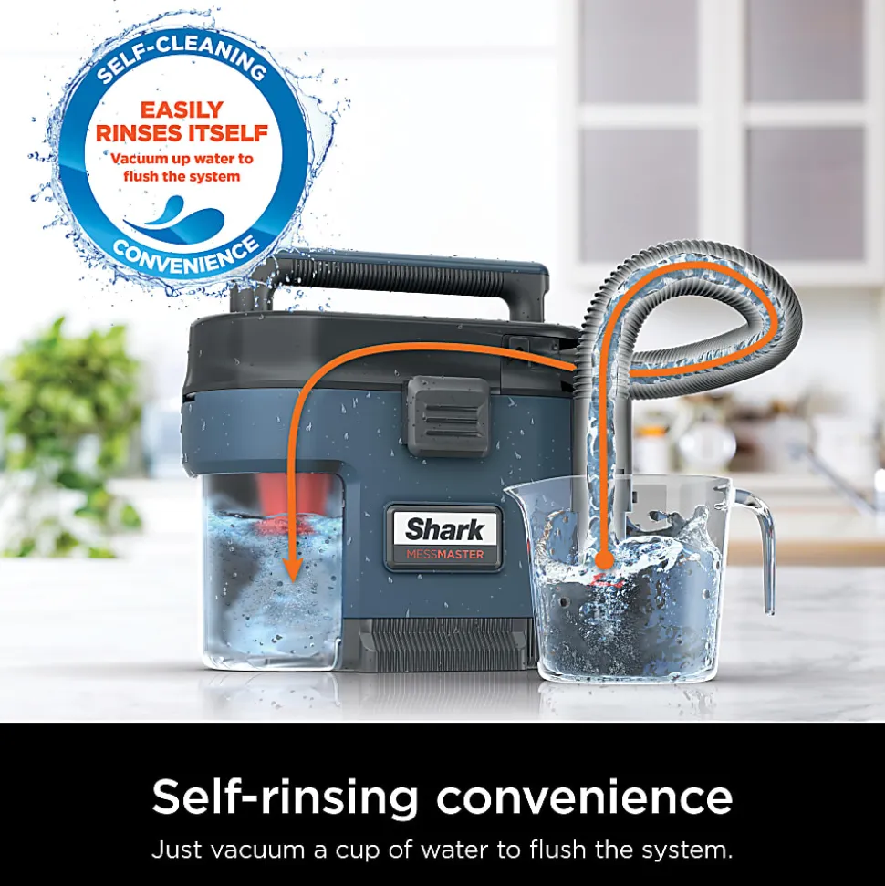 Shark MessMaster Portable Wet/Dry Vacuum, Burnt Ashes, Total Qty 1