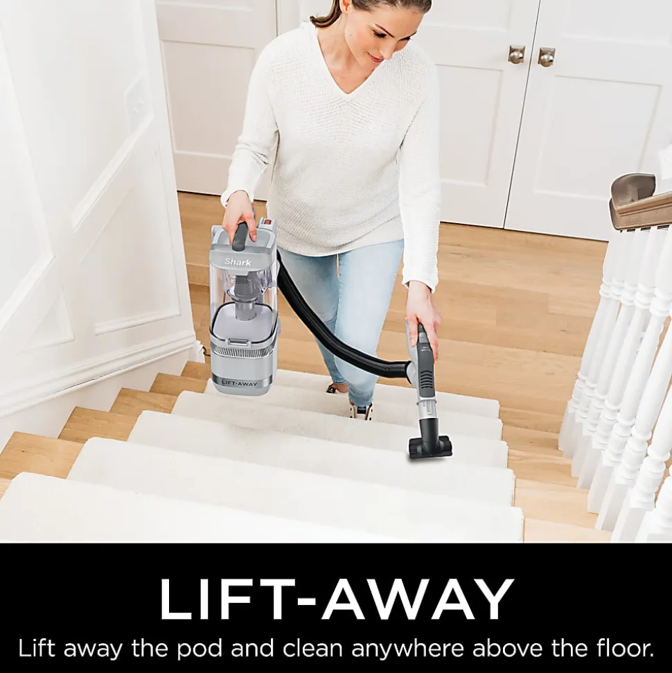 Shark Navigator Lift-Away Refresh Base Model Upright Vacuum, 0.38 Gallons, White, Total Quantity 1