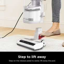 Shark Navigator Lift-Away Refresh Base Model Upright Vacuum, 0.38 Gallons, White, Total Quantity 1