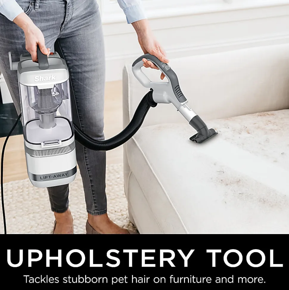Shark Navigator Lift-Away Refresh Base Model Upright Vacuum, 0.38 Gallons, White, Total Quantity 1
