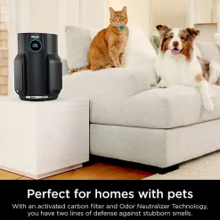 Shark Never Change Air Purifier MAX, 650 Sq. Ft., Charcoal Gray, Total Qty 1