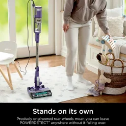 Shark POWERDETECT Corded Stick Vacuum, With DETECT Technology, Self-Cleaning Brushroll And Odor Neutralizer Technology, Eggplant, Total Quantity 1
