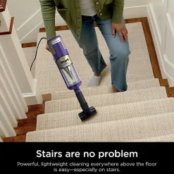 Shark POWERDETECT Corded Stick Vacuum, With DETECT Technology, Self-Cleaning Brushroll And Odor Neutralizer Technology, Eggplant, Total Quantity 1