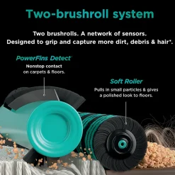 Shark POWERDETECT Corded Stick Vacuum, With DETECT Technology, Self-Cleaning Brushroll And Odor Neutralizer Technology, Eggplant, Total Quantity 1