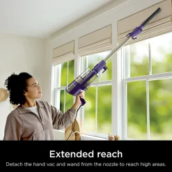 Shark POWERDETECT Corded Stick Vacuum, With DETECT Technology, Self-Cleaning Brushroll And Odor Neutralizer Technology, Eggplant, Total Quantity 1