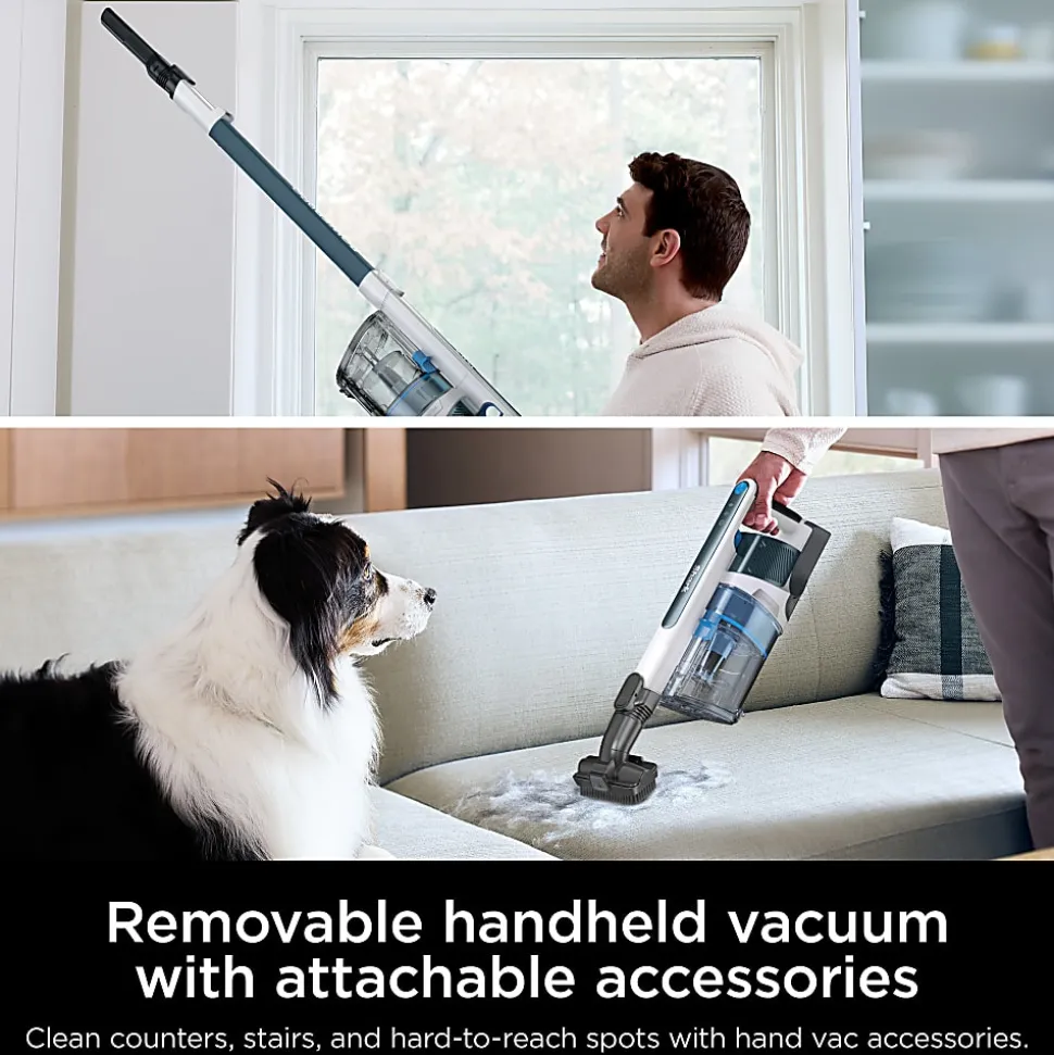 Shark PowerPro Pet Cordless Stick Vacuum, Blue/White, Total Qty 1