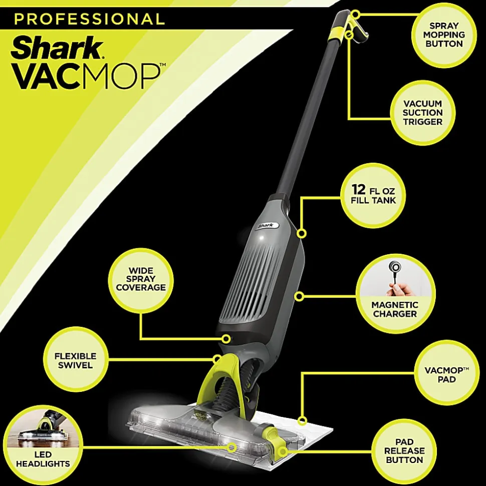 Shark Pro Cordless Vacuum Mop, Gray