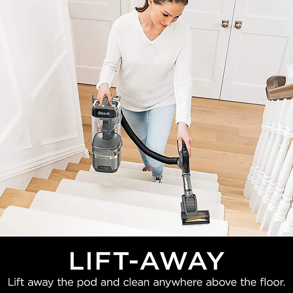 Shark Rotator Lift-Away ADV DuoClean Engage Upright Vacuum Cleaner With Self-Cleaning Brushroll, Gray