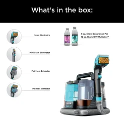 Shark StainStriker HairPro Portable Spot & Stain Cleaner, Gray, Total Qty 1
