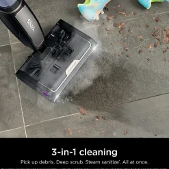 Shark Steam Pickup 3-in-1 Steam Mop, Black, Total Qty 1