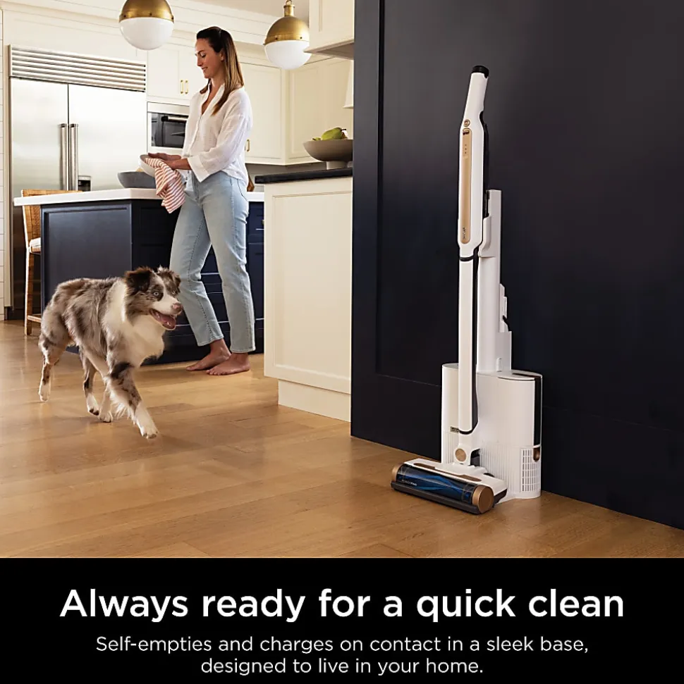 Shark Wandvac Cordless Self-Empty System Vacuum With HEPA, White, Total Qty 1