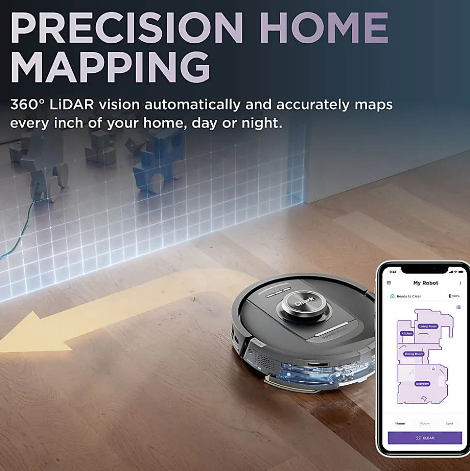 Shark Wet And Dry Robot Vacuum, Gray, Total Qty 1