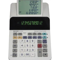 Sharp® EL-1501 12-digit Desktop Printing Calculator