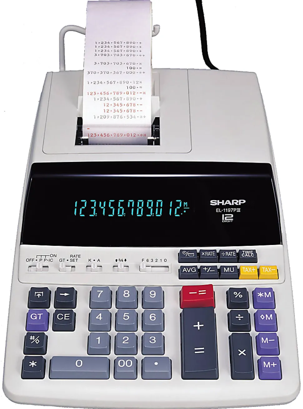 Sharp® EL-1197PIII Desktop Printing Calculator